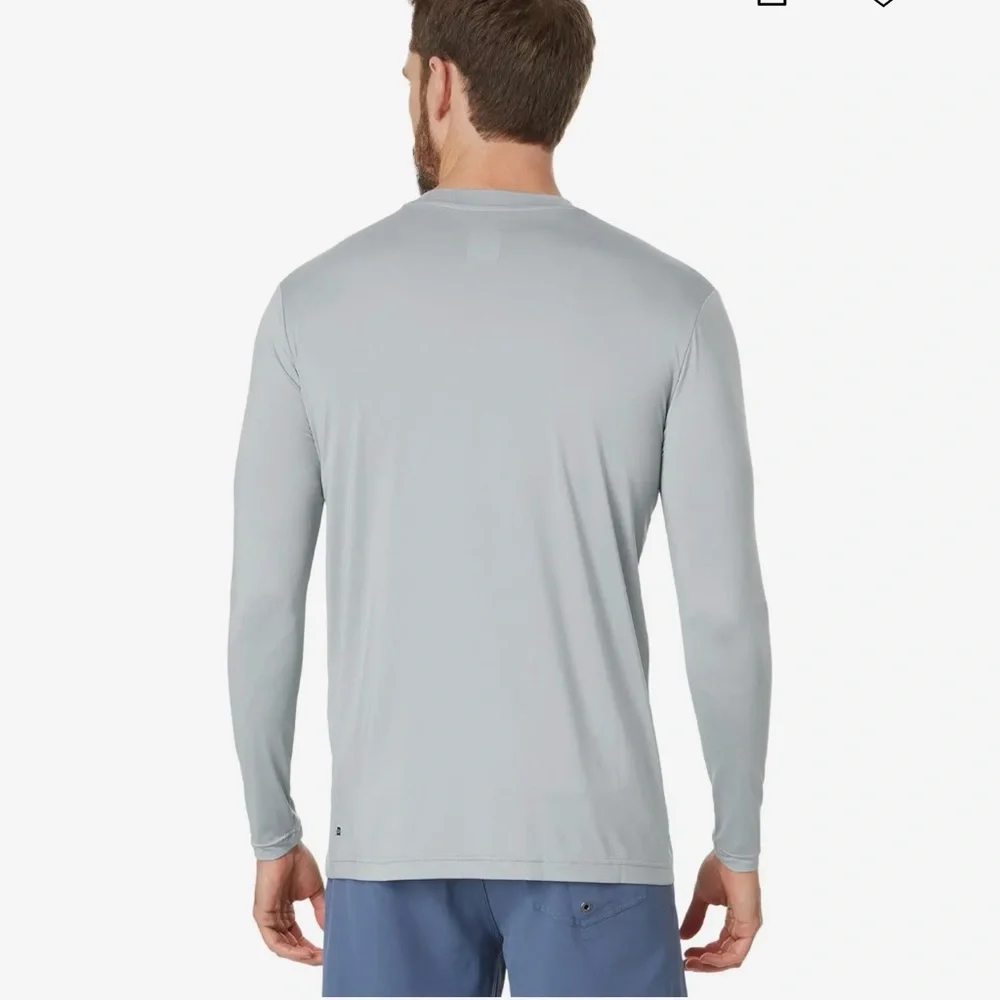 Quiksilver DNA Bubble Logo Long Sleeve Surf Tee Rashguard NWT UPF 50+